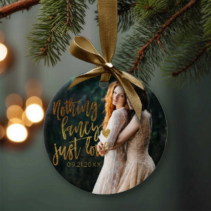 Décoration En Céramique Rien De Fancy Juste Amour   Photo Mariage Gold Hea
