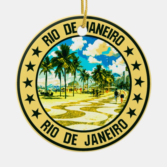 Décoration En Céramique Rio de Janeiro (Devant)