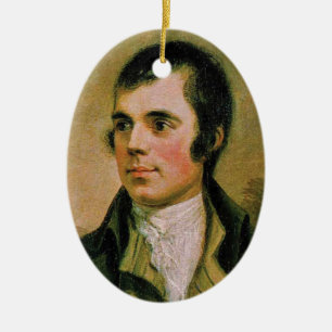 Décoration En Céramique Robert Burns, célébrant la nuit de la brûlure