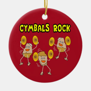 Décoration En Céramique Rocher de Cymbales
