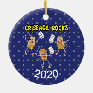 Décoration En Céramique Rochers de Cribbage