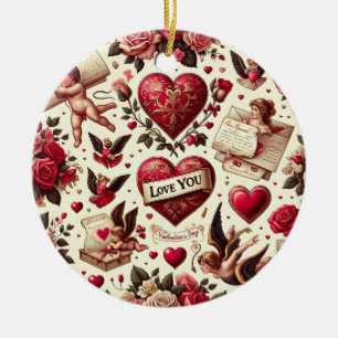 Décoration En Céramique Romance intemporelle : un classique de la Saint-Va