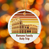 Rome Italie Famille Voyage Colisée Coucher de sole