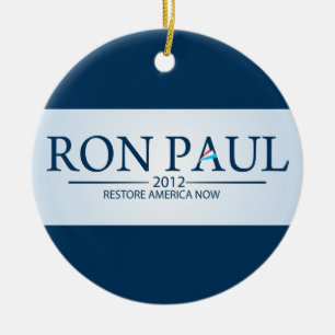 Décoration En Céramique Ron Paul, président