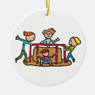 Décoration En Céramique Rond point de terrain de jeu