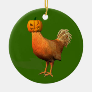 Décoration En Céramique Rooster d'Halloween