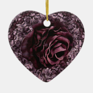 Décoration En Céramique Rose Mandala