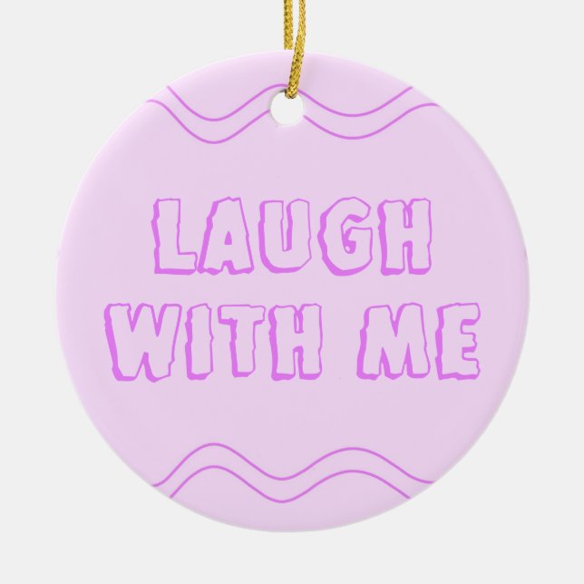 Décoration En Céramique Rose - Violet Saint-Valentin (Devant)