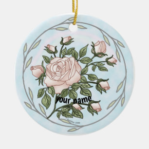 Décoration En Céramique Roses de jardin