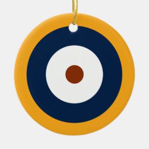 Décoration En Céramique Roundel RAF Type A.1