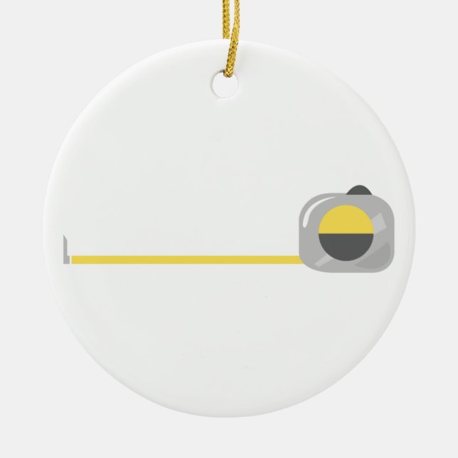 Décoration En Céramique Ruban métrique (Devant)