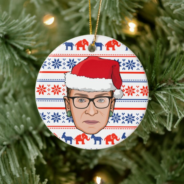 Décoration En Céramique RUTH BADER GINSBURG Noël (Arbre)