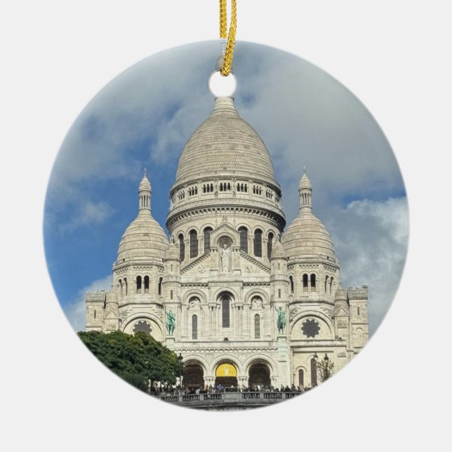 Décoration En Céramique Sacre Coeur, Montmartre, Paris, France (Devant)