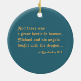 Décoration En Céramique Saint Michel l'Archange (M 010)