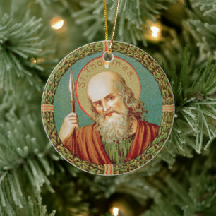 Décoration En Céramique Saint Thomas l'Apôtre (JMAS 12)