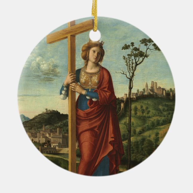 Décoration En Céramique Sainte-Hélène - Cima da Conegliano (Dos)