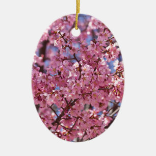 Décoration En Céramique Sakura Pink Cherry Blossom Sky