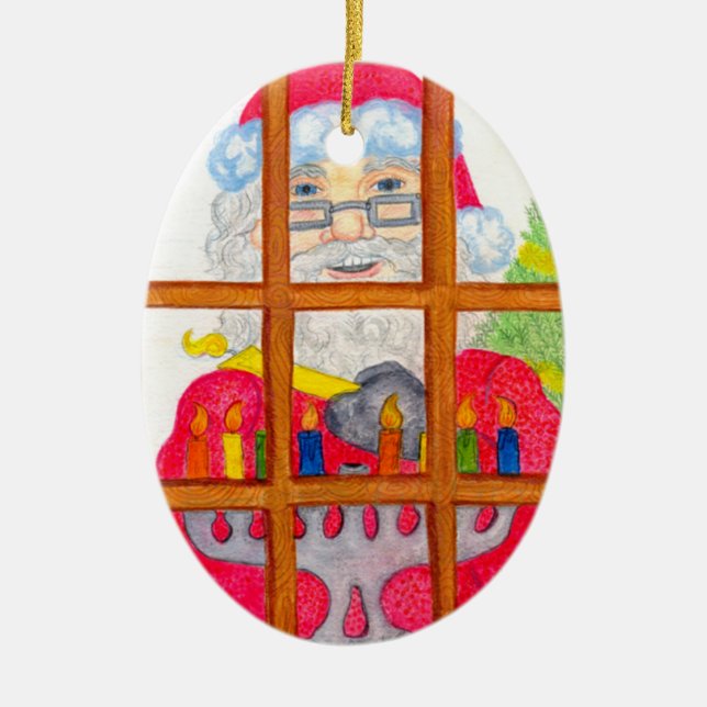 Décoration En Céramique Salutations de vacances (Devant)