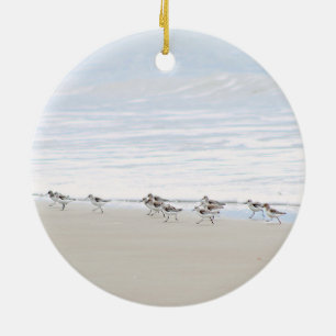 Décoration En Céramique Sandpiper Emerald Isle Orament