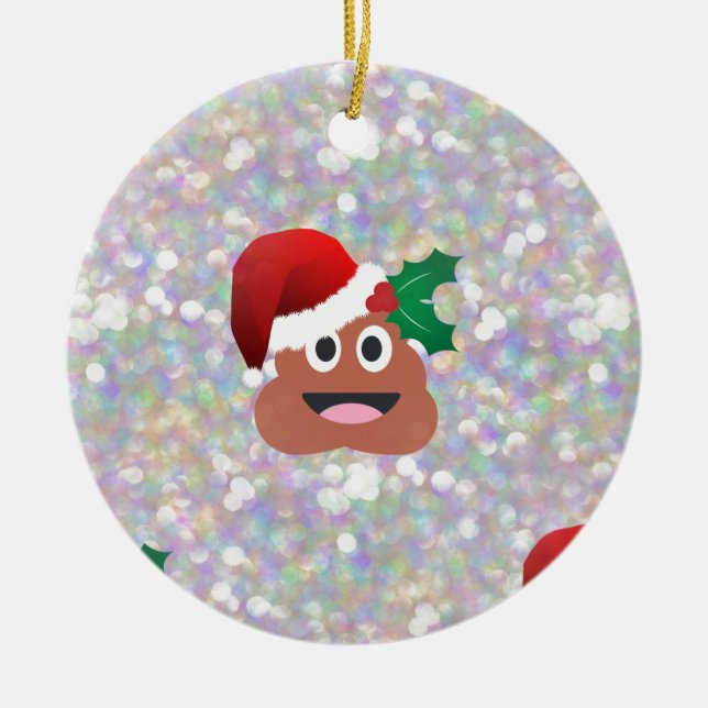 Décoration En Céramique santa claus emoji (Devant)