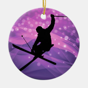 Décoration En Céramique Saut de ski