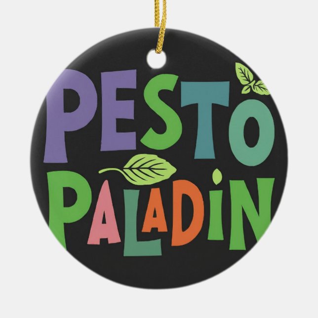 Décoration En Céramique Saveurs d'aventure : Pesto Paladin (Devant)