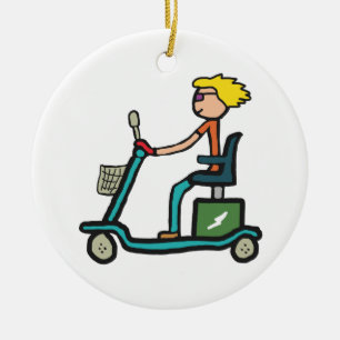 Décoration En Céramique Scooter de mobilité