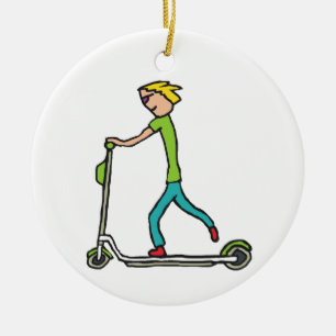 Décoration En Céramique Scooter électrique