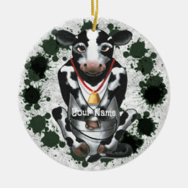 Décoration En Céramique seau à vache timide