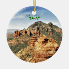Décoration En Céramique Sedona, Arizona (saint de Noël)