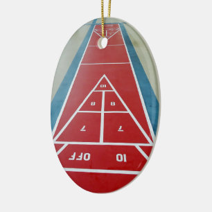 Décoration En Céramique Shuffleboard à bord