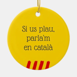 Décoration En Céramique Si Us Plau, Parla'm en Català