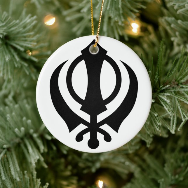Décoration En Céramique Sikh Khanda (Arbre)