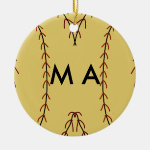 Décoration En Céramique Simple monogramme ajouter votre nom lettre man min