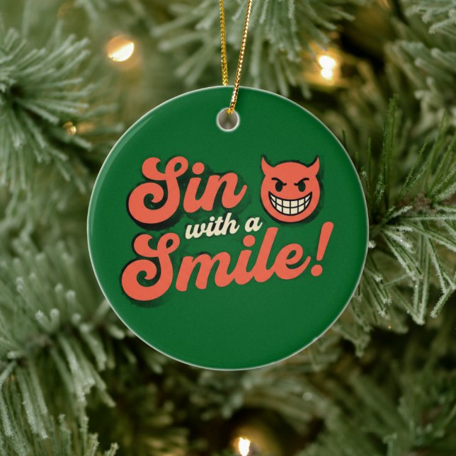 Décoration En Céramique Sin with a Smile (Arbre)