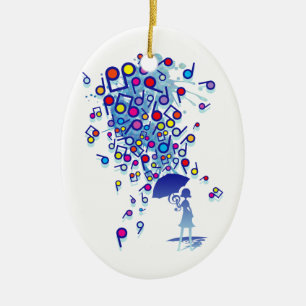 Décoration En Céramique Singin' dans la pluie