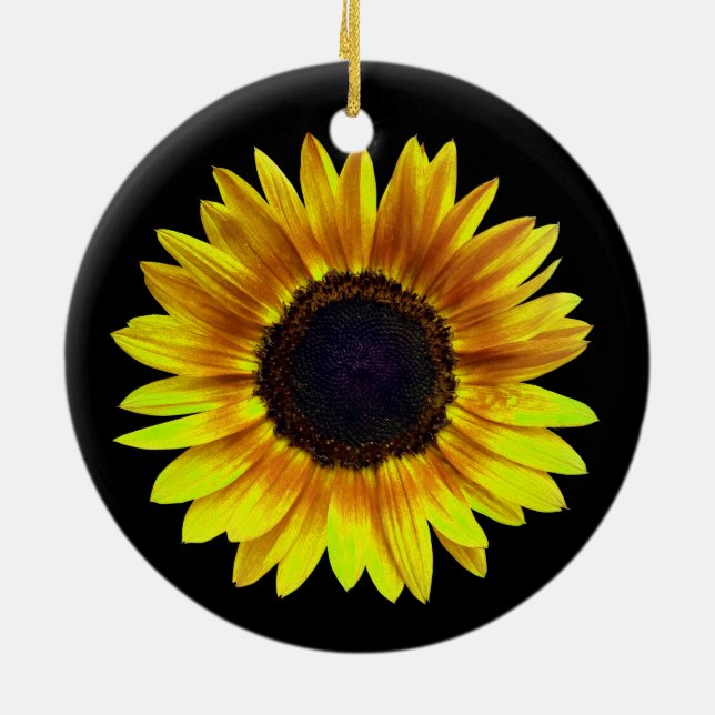 Décoration En Céramique Single Bright Yellow (Dos)