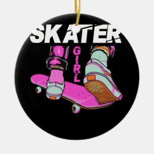 Décoration En Céramique Skater Skateboard Skateboard pour filles
