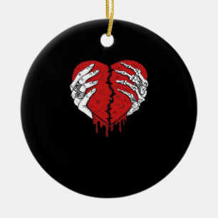 Décoration En Céramique Skeleton Hands Hearts Classic Trending