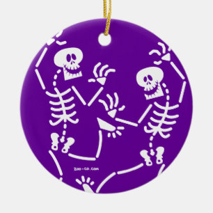 Décoration En Céramique Skeletons dansants