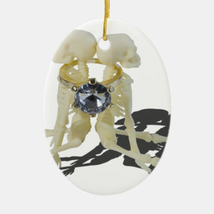 Décoration En Céramique SkeletonsChokedByEngagementRing070515