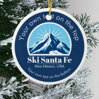 Décoration En Céramique Ski Santa Fe New Mexico usa ski resort 