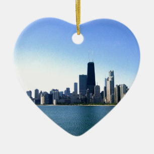 Décoration En Céramique Skyline de Chicago