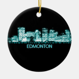 Décoration En Céramique Skyline d'Edmonton