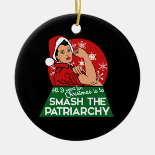 Décoration En Céramique Smash le Noël patriarcal