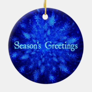 Décoration En Céramique Snowburst