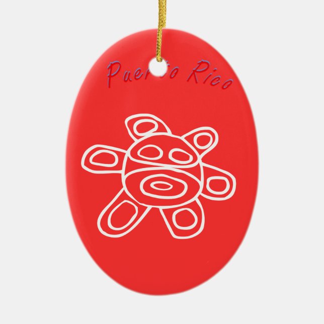 Décoration En Céramique Sol Taino de Jayuya (Devant)