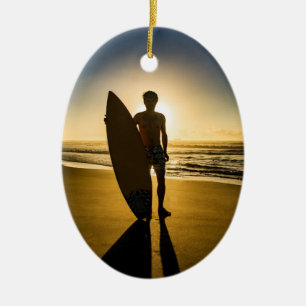 Décoration En Céramique Soleil de surfer