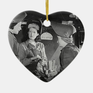 Décoration En Céramique Soudeuses de femmes