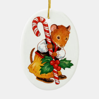 Décoration En Céramique Souris de pain d'épice